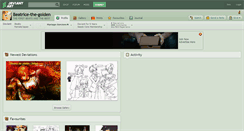 Desktop Screenshot of beatrice-the-golden.deviantart.com