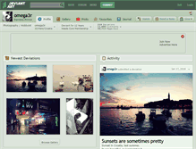 Tablet Screenshot of omega3r.deviantart.com