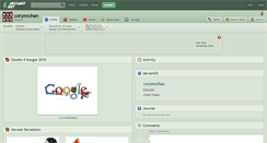 Desktop Screenshot of corynnchan.deviantart.com