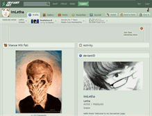 Tablet Screenshot of imletha.deviantart.com