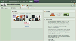 Desktop Screenshot of miniature-modellers.deviantart.com
