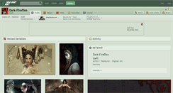 Desktop Screenshot of dark-fireflies.deviantart.com