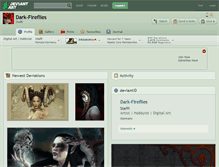 Tablet Screenshot of dark-fireflies.deviantart.com
