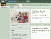 Tablet Screenshot of nintendo-baddies.deviantart.com