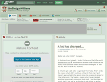 Tablet Screenshot of jimshotgunwilliams.deviantart.com