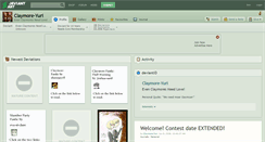 Desktop Screenshot of claymore-yuri.deviantart.com