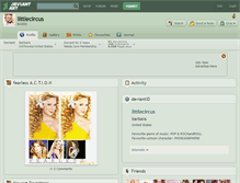 Tablet Screenshot of littlecircus.deviantart.com
