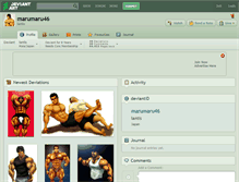 Tablet Screenshot of marumaru46.deviantart.com
