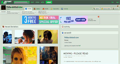 Desktop Screenshot of polka-dotted-cow.deviantart.com
