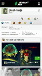 Mobile Screenshot of pixel-ninja.deviantart.com