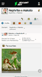 Mobile Screenshot of nephrite-x-makoto.deviantart.com