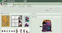 Desktop Screenshot of merillian.deviantart.com