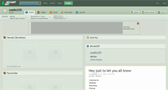 Desktop Screenshot of coolio335.deviantart.com