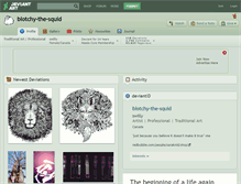 Tablet Screenshot of blotchy-the-squid.deviantart.com