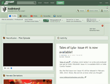 Tablet Screenshot of kodinkenji.deviantart.com