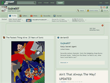 Tablet Screenshot of gojira007.deviantart.com