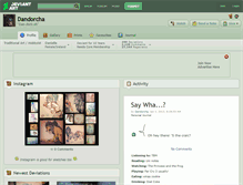Tablet Screenshot of dandorcha.deviantart.com