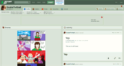 Desktop Screenshot of doubletwithab.deviantart.com