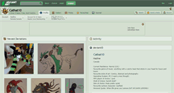 Desktop Screenshot of cathat10.deviantart.com