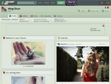 Tablet Screenshot of ming-shuw.deviantart.com
