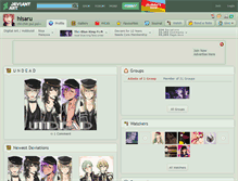 Tablet Screenshot of hisaru.deviantart.com