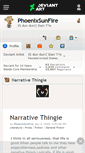Mobile Screenshot of phoenixsunfire.deviantart.com