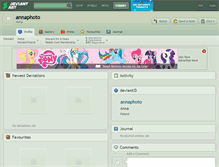 Tablet Screenshot of annaphoto.deviantart.com