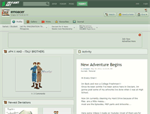 Tablet Screenshot of emoacer.deviantart.com