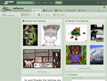 Tablet Screenshot of imfurry.deviantart.com