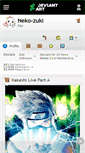 Mobile Screenshot of neko-zuki.deviantart.com