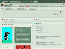 Tablet Screenshot of dranzer77.deviantart.com