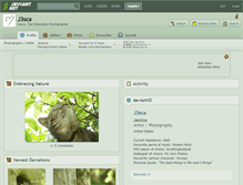 Tablet Screenshot of j3sca.deviantart.com