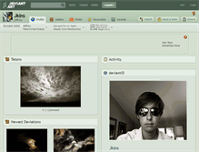 Tablet Screenshot of jkins.deviantart.com