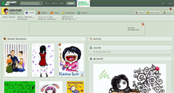 Desktop Screenshot of monyuki.deviantart.com