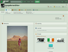 Tablet Screenshot of georgebernardshaw.deviantart.com