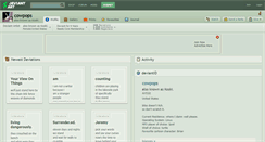 Desktop Screenshot of cowpops.deviantart.com