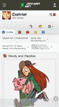 Mobile Screenshot of exeivier.deviantart.com