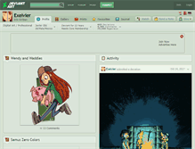 Tablet Screenshot of exeivier.deviantart.com