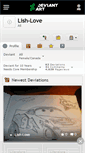 Mobile Screenshot of lish-love.deviantart.com