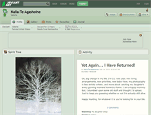 Tablet Screenshot of nalia-te-agashoine.deviantart.com