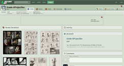 Desktop Screenshot of grade-aprojectiles.deviantart.com