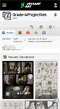 Mobile Screenshot of grade-aprojectiles.deviantart.com