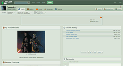 Desktop Screenshot of daennika.deviantart.com
