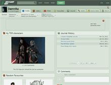 Tablet Screenshot of daennika.deviantart.com