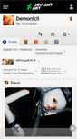 Mobile Screenshot of demonicii.deviantart.com
