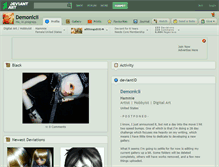 Tablet Screenshot of demonicii.deviantart.com