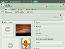 Tablet Screenshot of mcavity.deviantart.com