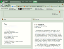 Tablet Screenshot of eyen93.deviantart.com