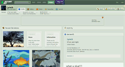 Desktop Screenshot of lyreck.deviantart.com