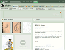Tablet Screenshot of celeste84.deviantart.com